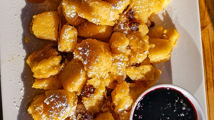 Kleinwalsertal, Oesterreich, Wintersport Kleinwalsertal Kaiserschmarrn
