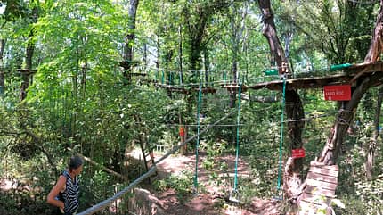 Campingplatz des Monats Hochseilgarten