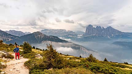 Suedtirol, Seiser Alm, wandern Seiser Alm wandern