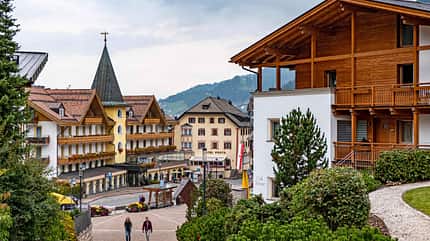 Suedtirol, Seiser Alm, wandern Seiser Alm Wolkenstein