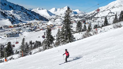 Ski, Rodeln, Langlauf, Lungau, Winter 3 Volltreffer Lungau Skifahrer auf Skipiste