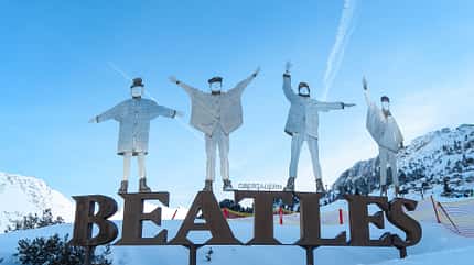 Ski, Rodeln, Langlauf, Lungau, Winter 3 Volltreffer Lungau Beatles Zeichen
