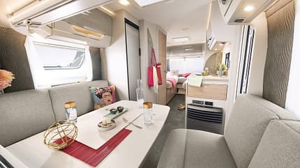 Kaufberatung leichte Caravans, Caravan Dethleffs Nomad Innenansicht
