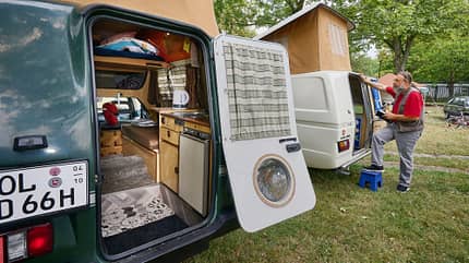 Bischofberger Family, Oldtimer, Camper Bischofberger Family Kueche