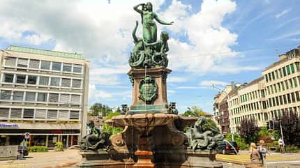 Sankt Gallen, Schweiz, Reise Sankt Gallen Broderbrunnen