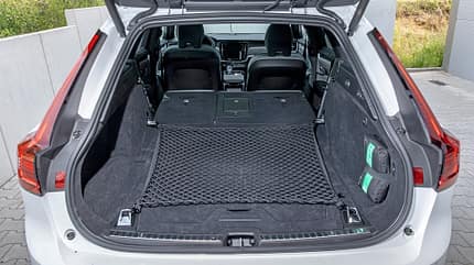 Zugwagen Volvo V90 T6, Test, Hybrid Zugwagen Volvo V90 Kofferaum