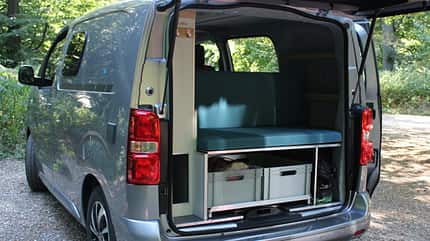 Dailycamper, Fiat, Scudo, Heck, Bett, Liegefläche, Heckklappe Dailycamper, Fiat, Scudo, Heck, Bett, Liegefläche, Heckklappe