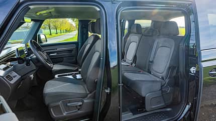 Zugwagen, Caravan, Test, Gespanntest ID Buzz + Kuckoo-Camper Innenraum RŸcksitzbank