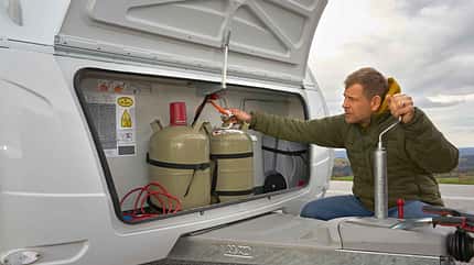 Supertest, Caravan, LMC, Style 440 D Supertest LMC Style 440 D Gasflaschen