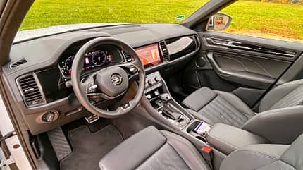 Zugwagen, Test, Skoda Skoda Kodiaq im Zugwagentest Innenraum Front