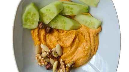 Campingkueche, Weihnachten Campingkueche Humus