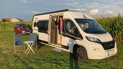 Malibu Van, Vanlife, Außenansicht Malibu Van, Vanlife, Außenansicht