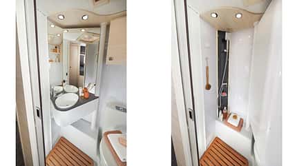 caravelair, artica Caravelair Artica 542 - Badkonstruktion