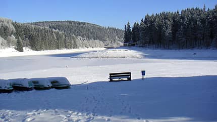 Rodelberge, Winter, Berge, Schnee Oberhof Camping LŸtschesee