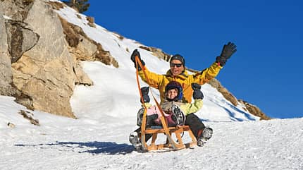 Rodelberge, Winter, Berge, Schnee Rodeln