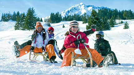 Rodelberge, Winter, Berge, Schnee Rodeln