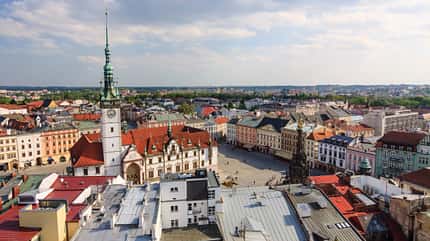Olomouc, Horni Nam, Marktplatz, Tschechien Olomouc, Horni Nam, Marktplatz, Tschechien