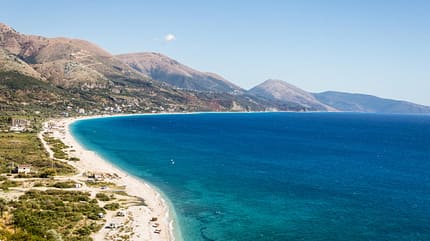 Küste, Strand, Albanien, Adria Küste, Strand, Albanien, Adria