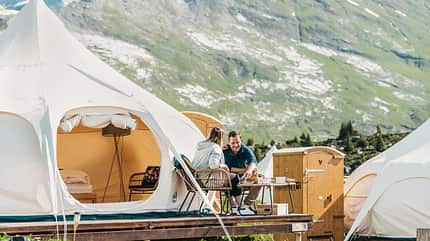 Schweiz, Glamping, Pärchen, Frühstück Schweiz, Glamping, Pärchen, Frühstück
