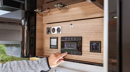 Test, Wohnmobil, Concorde Test Concorde Credo Bedienpanel fŸr Inventar