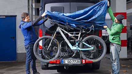 Zubehšr, Fahrrad, HŸlle Zubehšr Abdeckplanen fŸr FahrradtrŠger HŸlle zu klein