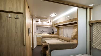 La Mancelle packt beim Elegance 490 CB, Supercheck La Mancelle Elegance 490 CB Sitzgruppe