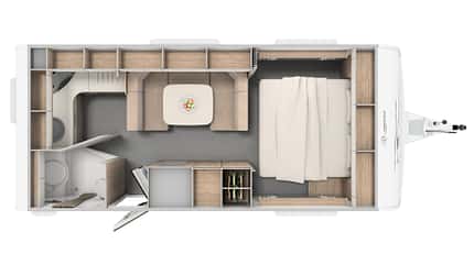 La Mancelle packt beim Elegance 490 CB, Supercheck La Mancelle Elegance 490 CB Grundriss