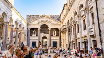mobil-tour, kroatien, split, makarska-riviera, brac, hvar Mobil-Tour durch Kroatien - Diokletian-Palast