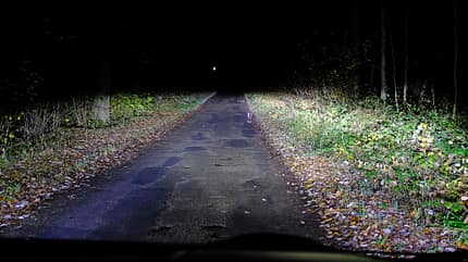 LED, Scheinwerfer, Anleitung, DIY, Licht Zubehšrtest Philips LED-Lampe Lichtkegelnachher