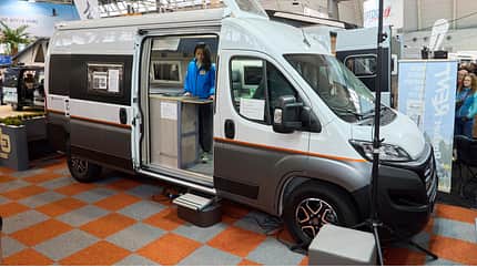 Balcamp Ducato 610-for-2 (2023) Messe, Fiat Ducato, CMT 2023, Campingbus, Bicolor