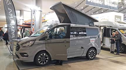 Panama P12 (2023) Messe, CMT 2023, Campervan, Aufstelldach, Ford, Panama, Seitenansicht