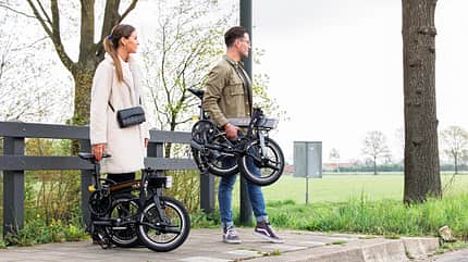 elektrisch, fahrräder, lacros Elektrische Fahrräder von Lacros - Falträder tragen