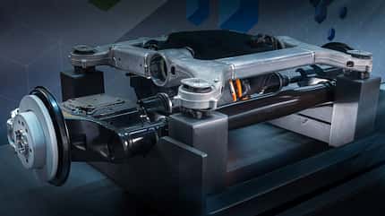 Mercedes E-Sprinter 2023, Hinterachse, E-Achse, E-Motor Mercedes E-Sprinter 2023, Hinterachse, E-Achse, E-Motor