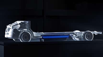 Mercedes E-Sprinter 2023 Chassis Batterie A3 Länge Modell Mercedes E-Sprinter 2023 Chassis Batterie A3 Länge Modell