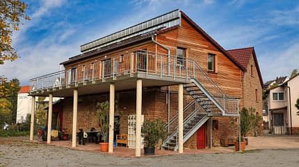 Stellplatz an der Weinstube Schalkhaus, Bayern Stellplatz an der Weinstube Schalkhaus Haupthaus f