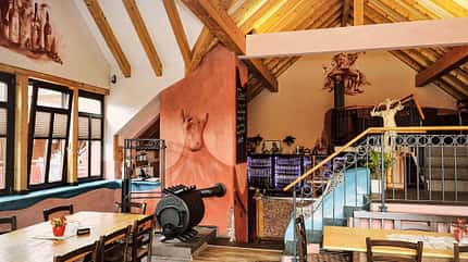 Stellplatz an der Weinstube Schalkhaus, Bayern Stellplatz an der Weinstube Schalkhaus Restaurant f