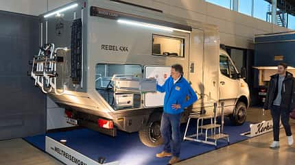 Heckgarage, Auszug, Expeditionsmobil Heckgarage, Auszug, Expeditionsmobil