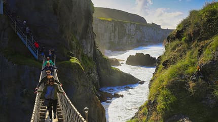 Irland, Reise, Camping Irland Reise Bruecke f