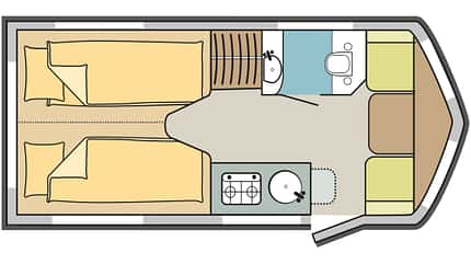 Caravan, Eriba Touring, Test Test Eriba Touring Grundriss