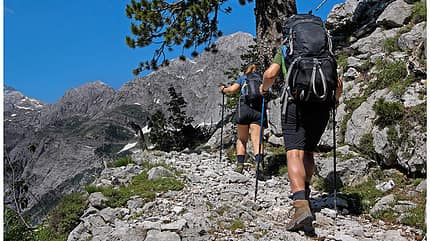 Albanien mit dem Campingbus Wanderung f