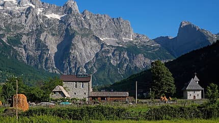 Albanien mit dem Campingbus Berge f
