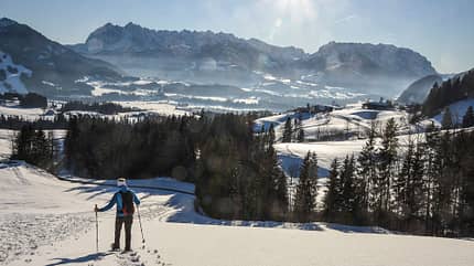 Kaiserwinkl, Oesterreich, Winter, Reise Kaiserwinkl Oesterreich Schneeschuhwanderung f