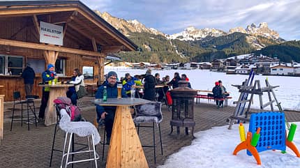 Tannheimer Tal, Oesterreich, Winter, Camping Tannheimer Tal Imbiss f