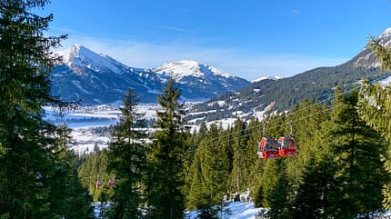 Tannheimer Tal, Oesterreich, Winter, Camping Tannheimer Tal f