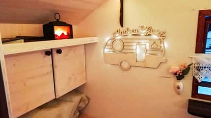 Leserwohnwagen, Oldtimer, Teardrop Lesermobil Tiny Camper x