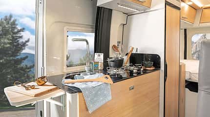 Kaufberatung, Bestseller, Campingbusse mit Bad Karmann Dexter 580 Kuche i