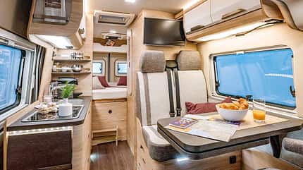 Kaufberatung, Bestseller, Campingbusse mit Bad Knaus Boxstar 600 Street Sitzgruppe i