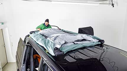 Dacchzelte, Lazy Tent. Decathlon Van Dachzelte aufblasbar f