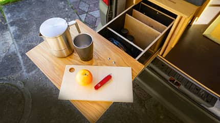 Selbstausbau, Teil 3, Solarpanels, Heizung Van Selbstausbau Tisch f