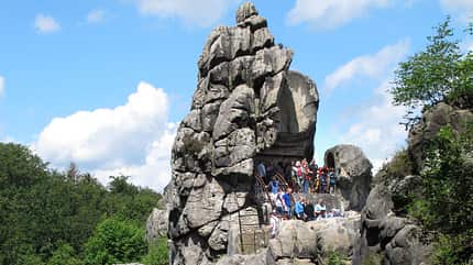 externsteine, teutoburger-wald Externsteine - Turmfelsen